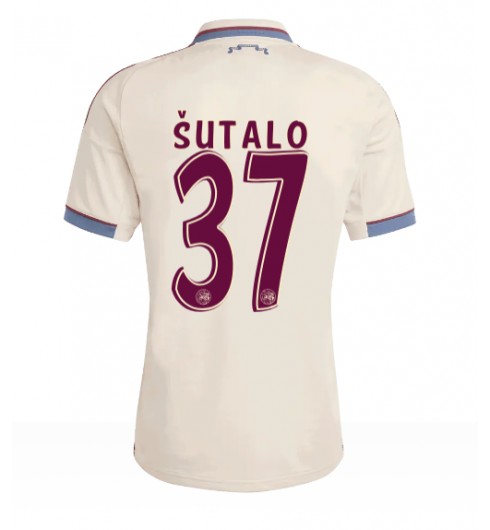 Moške Nogometnih dresov Ajax Josip Sutalo #37 Tretji 2025-26 Kratki rokavi Moške Nogometnih dresov Ajax Josip Sutalo #37 Tretji 2025-26 Kratki rokavi